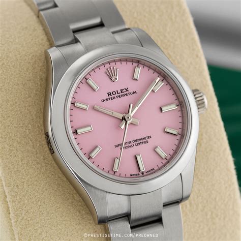 quadrante rosa rolex ricambio|Rolex Oyster Perpetual 31 277200 Candy Pink Rare Novelty.